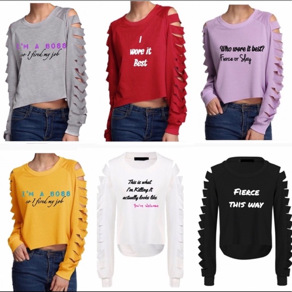 White Hi Lo Crop Top - Picture 8 of 9